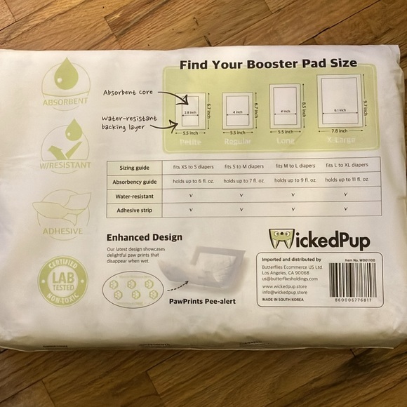 3 Black Lg Reusable MALE PET BELLY BAND WRAPS with 99 each DIAPER LINERS. - Picture 3 of 10